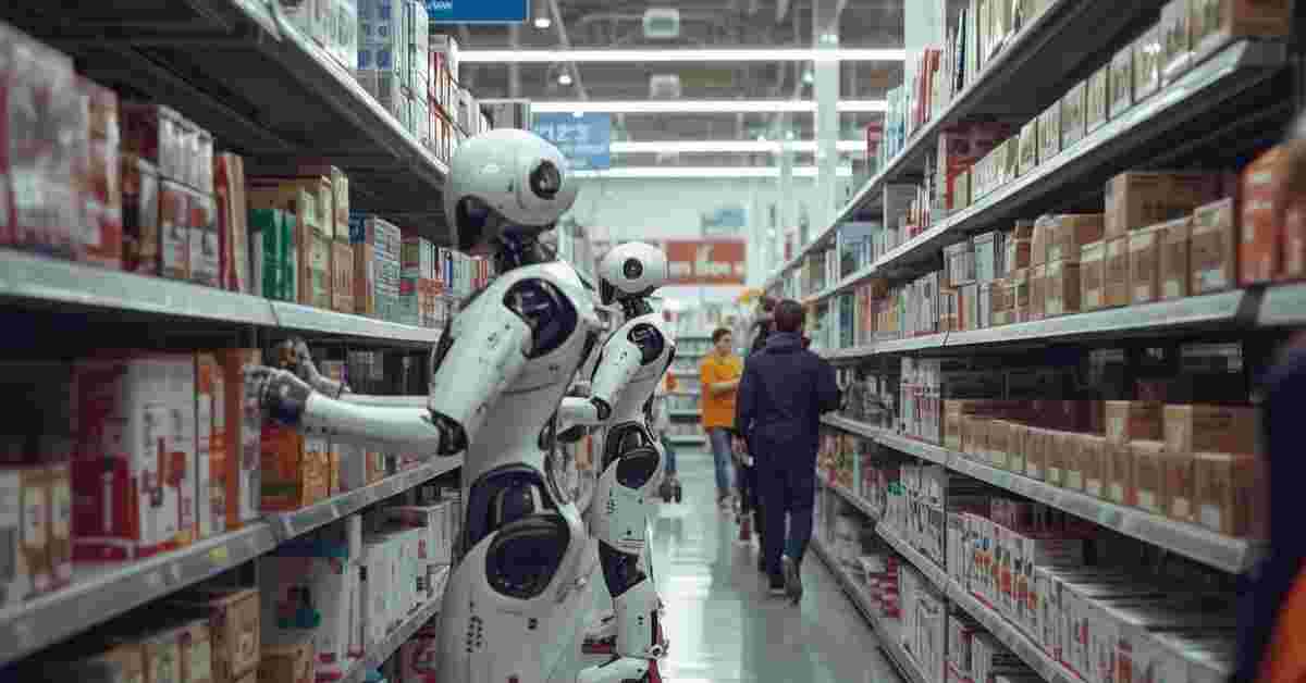 Retail Giants Deploy Robot Stockers to Cut Labor Costs by 30%