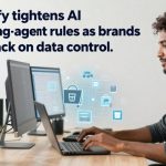 Shopify ai shopping agent rules brands data control